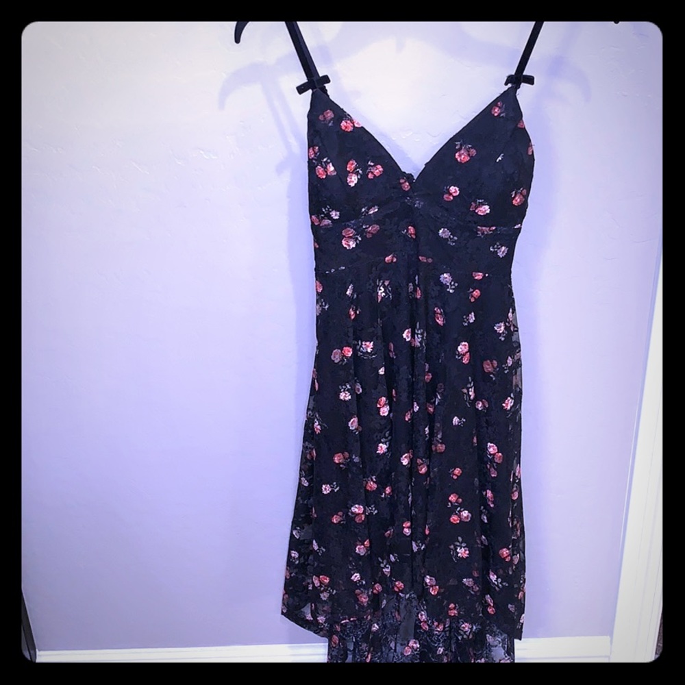 floral cocktail dress
